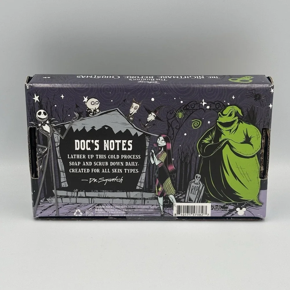 Dr Squatch Nightmare Before Christmas NBC Limited Edition‎ Gift Set 2 5 oz Bars